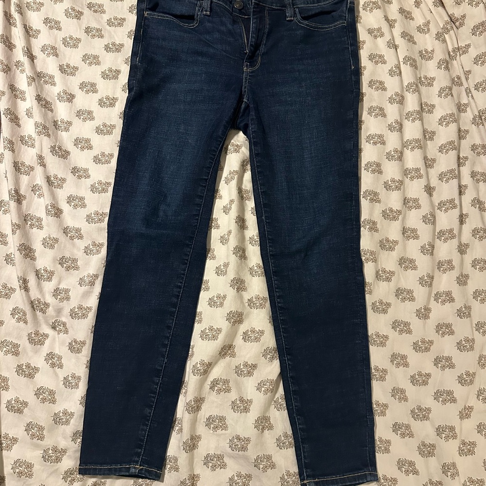 American Eagle Outfitters Dark Blue Skinny Jeans